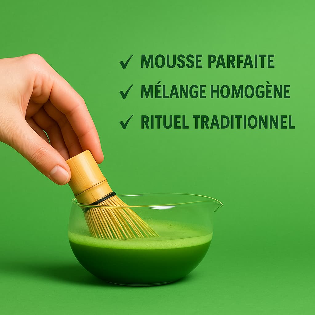 FOUET POUR THÉ MATCHA EN BAMBOU - CHASEN