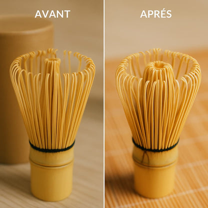 FOUET POUR THÉ MATCHA EN BAMBOU - CHASEN